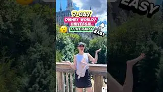 EASY 7-Day Disney World/ Universal Itinerary! 😮🏰 (Vacation Planning Tips & Schedule)