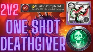 INSANE ONE SHOT with DEATHGIVER in 2v2 Hellgate | Albion Online