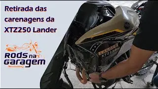 Yamaha Lander - Como retirar as carenagens #tutorial #motocicletas #manuten&ccedil;&atilde;o