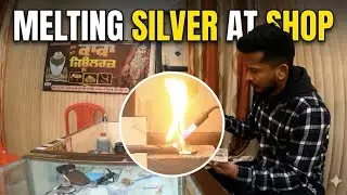 Aaj mene Shop par Silver ko kiya Melt | Melting Silver at our Shop || Bindu Dirba ||