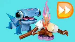 Bruni the Salamander LEGO Buildable Character Speed Build - Set 43186