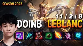 Doinb LEBLANC vs AKSHAN Mid - Patch 13.12 KR Ranked
