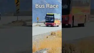 Bus Race | Hyundai VS Daewoo | Back to back Quetta Buses | Bus TV #shorts
