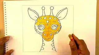 9 ACTIVITY LEARN TO DRAW GIRAFFE SELFIE