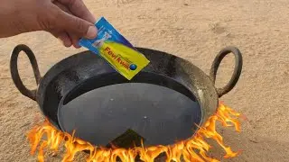 Fevikwik vs Hot Oil Experiment || Big Fevikwik in Hot Oil || Experiment King