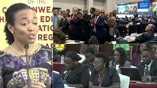 Zanetor Sh0cks International Leaders @ Commonwealth Meeting As She Delivers Brilliant Speech
