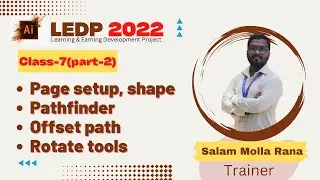 LEDP Graphic Design Class 7- Page setup, shape, Pathfinder, Offset path, Rotate tools and basic logo