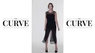 Under wraps split chiffon maxi skirt