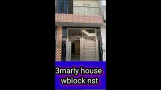 3marly brand new double story house for sale in wblock new satellite town sargodha