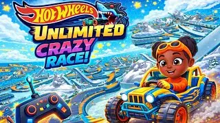 Hot Wheels Unlimited speed stunts race jump burn in my track 