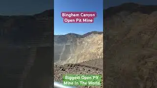 Biggest Open Pit Mine in The World! 😱⛰️😳 #riotinto #mine #biggest #openpit #shorts