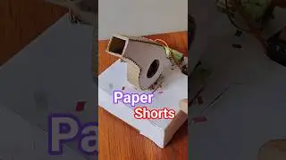 paper shorts | CO2 | confetti mini machine | dcmoter | #minitoyprojects