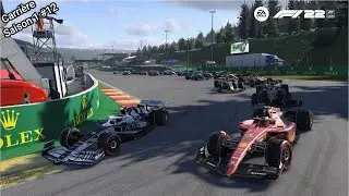 F1 22 CARRI&Egrave;RE SAISON 1 #12 : EXPLOIT RETENTISSANT A SPA ! (MERCI GASLY)