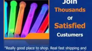 Bulk - 4 Slim Line Glow Sticks (4-6 hours) (Qnty=50)