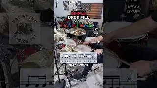 Learn This Beginner Drum Fill in 1 Minute 🥁