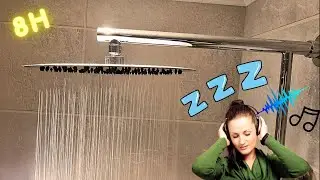 Fall asleep on the Bathroom to Stone Tiled Showering & Pipe Sound 🎶💤