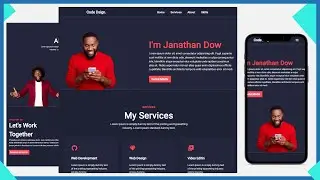 Create Responsive Personal Website Using HTML , CSS & JAVASCRIPT | Portfolio 💎