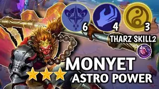 SUN ASTRO POWER! COMBO 6 ASTRO 4 SUMMONER 3 CADIA! THARZ SKILL 2! Magic Chess Mobile Legends