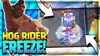 NEW ULTIMATE HOG FREEZE DECK!! Arena 8 to Arena 11 Hog Rider Deck - Clash Royale Stategy