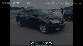2011 Honda odyssey touring/touring elite 5FNRL5H95BB011580