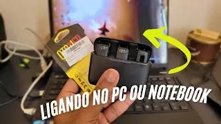 COMO CONECTAR MICROFONE  ULANZI J12 NO PC VEJA!!