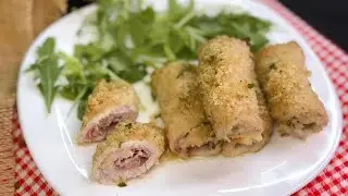 PRONTI IN 5 MINUTI - INVOLTINI DI LONZA IMPANATI AL FORNO 🤩 Ricetta FACILISSIMA!