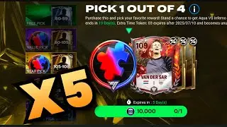 10K Tokens Players Pick in FC Mobile 25!! Van Der Sar, aqua vs Inferno Event Pack Opening