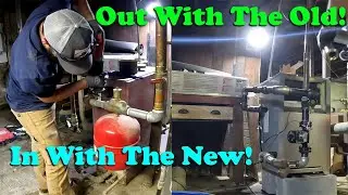 Boiler Replacement! Fixing Old Boiler System! Fixer Upper!