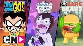Tini titánok, harcra fel! + Bűbájtábor + Medvetesók | Kempingezés | Cartoon Network