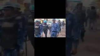 After CAA Implemented Delhi's Seelampur area Police and RAF doing Flag March #shorts #delhi  #aap