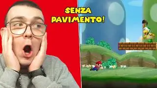 LIVELLO 1-3, MA COL PAVIMENTO INVISIBILE - Nightmare Mario Wii ITA (mod)