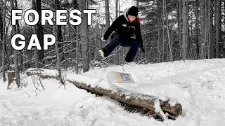 Snowskating in the Forest!...again