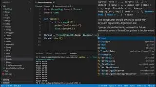 Python Daemon Threads
