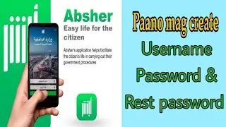 FORGET PASSWORD IN ABSHER || RESET  PASSWORD || HOW TO REGISTER IN ABSHER || TAGALOG GUIDE
