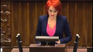 Bernadeta Krynicka - wystąpienie z 14 stycznia 2016 r.