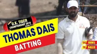 Thomas Dais Fifty in UK Tiger Championship 2019