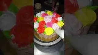 Chocolate Cake Guldasta Design🌹Bnaye #shorts #viral  #shortsfeed #cake #chocolate