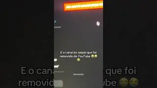 Canal do taspio foi removido do YouTube 😭😭 #taspio #shortsyoutube #shortsvideo #shortsfeed
