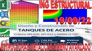 Diseño Tanques de Acero apoyados sobre terreno, aplicando códigos: API-650, API-653 y AWWA-D-100