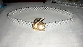 Beaded waist belt