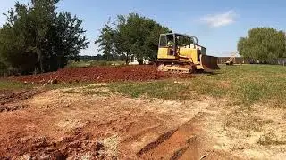 Case 850H dozer building a shop pad!!