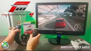 Forza Motorsport 4 (Wireless Speed Wheel) - Xbox 360 Gameplay - LCD