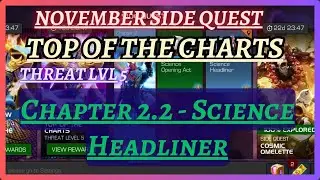 TOP OF THE CHARTS | November Side Quest | 2.2 Science Headliner | Itemless | MCOC |