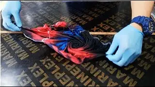 HOW TO TIE DYE | SATURATED 3 COLORS SPIRAL | DIY