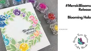 Floral Magic: Crafting Exquisite Cards with Layering Stencils #floralcard #layering #stencil