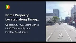 Prime Property! Located along Timog Ave Quezon City 800 sqm