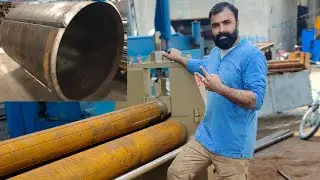 New Metal sheet Rolling machine | Mechanical workshop visit | Heavy machinery manufacturing