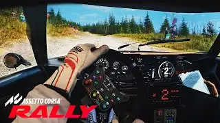 Lancia Stratos FLAT OUT on Welsh Gravel | Assetto Corsa Rally POV