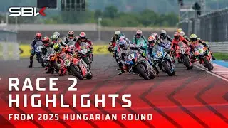 ГЛАВНЫЕ МОМЕНТЫ гонки 2 в парке Балатон 🎩 | 2025 #HungarianWorldSBK 🇭🇺