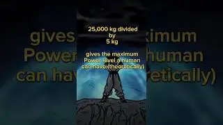 how much can a human's max power level be#goku #anime #lego #human #power#gym #music